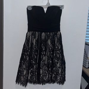 Speechless Hoco Dress. Black, lace, size 3 / small. Worn once like brand new